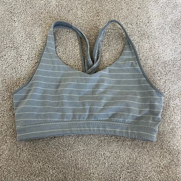 Athleta‎ Women's Sports Bra Grey Size Medium - Picture 1 of 5